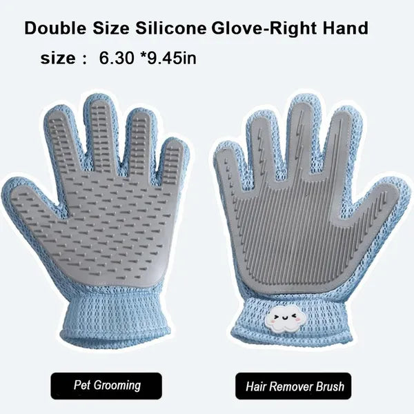 Additional photo: 2-in-1 Grooming Glove for Dogs & Cats