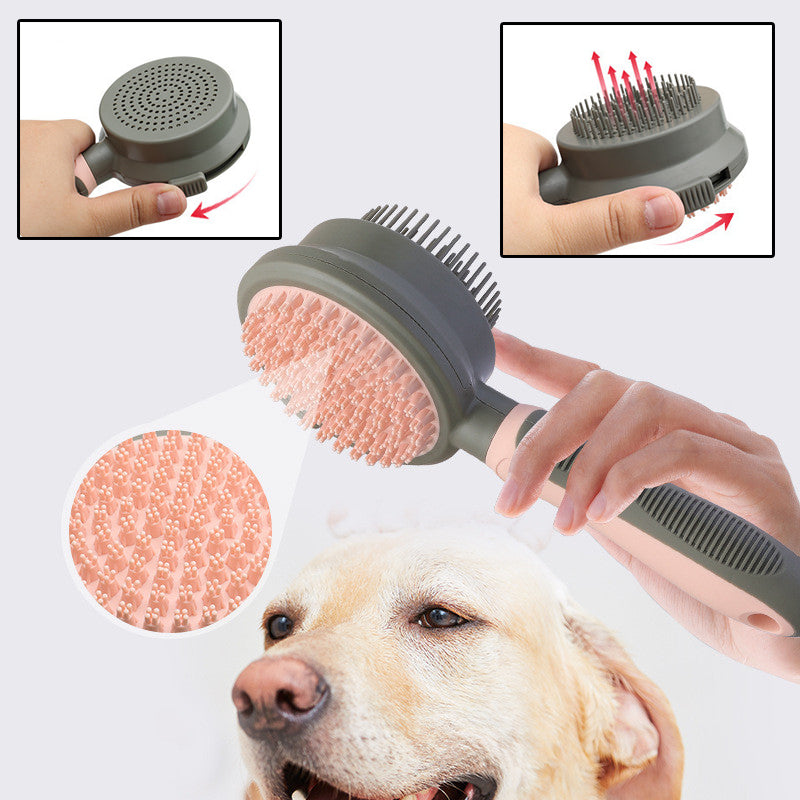 Additional photo: Self-Cleaning Slicker Brush for Dogs & Cats