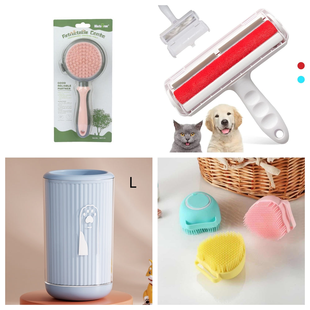 Additional photo: Self-Cleaning Slicker Brush for Dogs & Cats